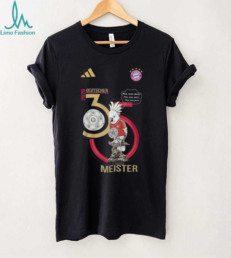 FC Bayern München 2026 Deutscher Meister 35 Cockatoo Mascot T Shirt