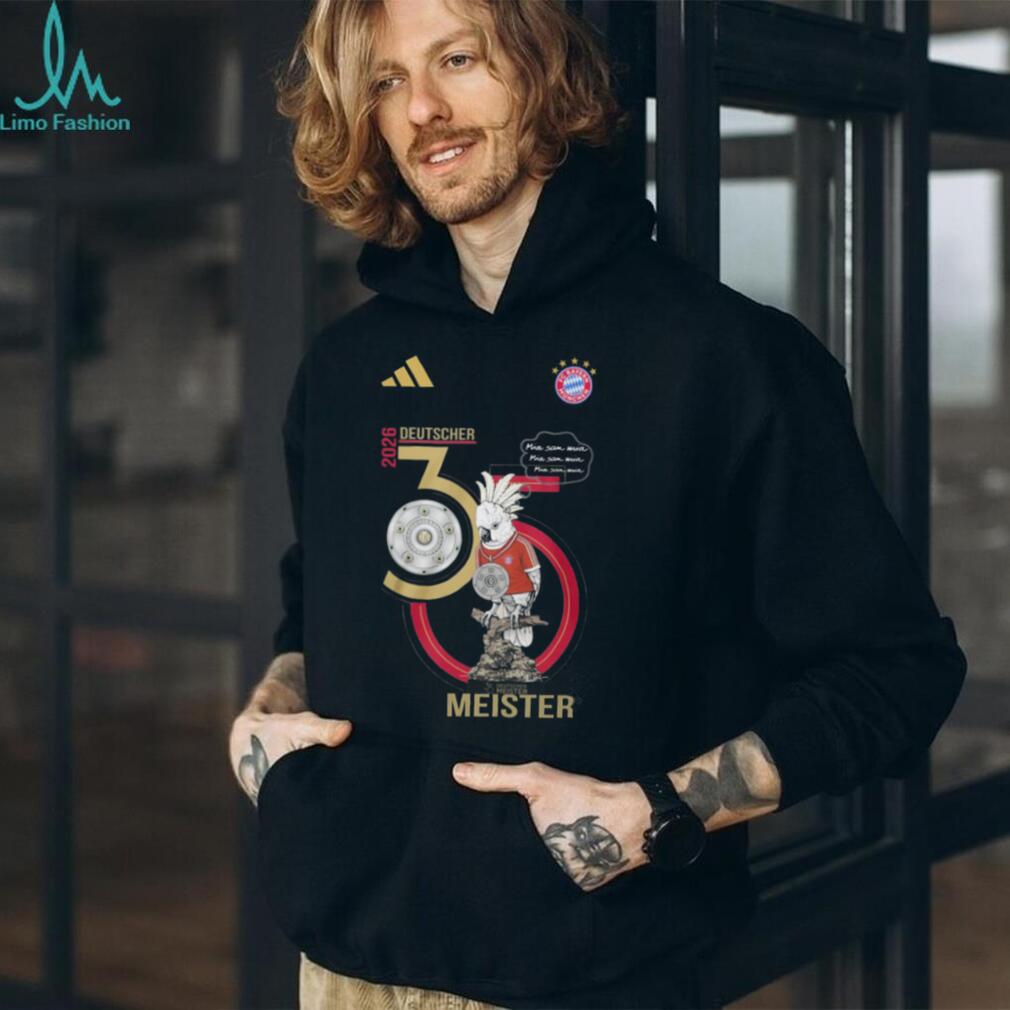 FC Bayern München 2026 Deutscher Meister 35 Cockatoo Mascot T Shirt