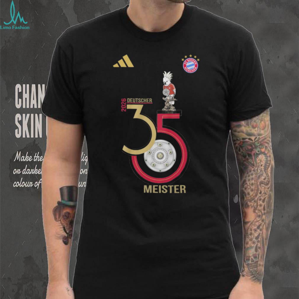 FC Bayern Munich 35th Bundesliga Title 2026 Deutscher Meister T Shirt