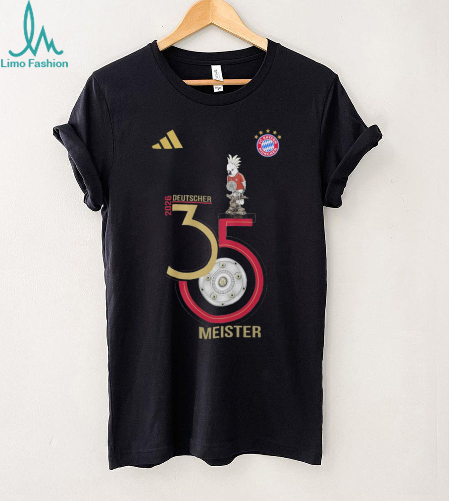 FC Bayern Munich 35th Bundesliga Title 2026 Deutscher Meister T Shirt