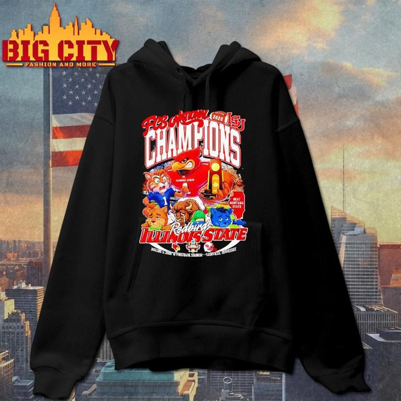 FCS National 2025 ISU Champions Redbirds Illinois State beat Mantana State Shirt