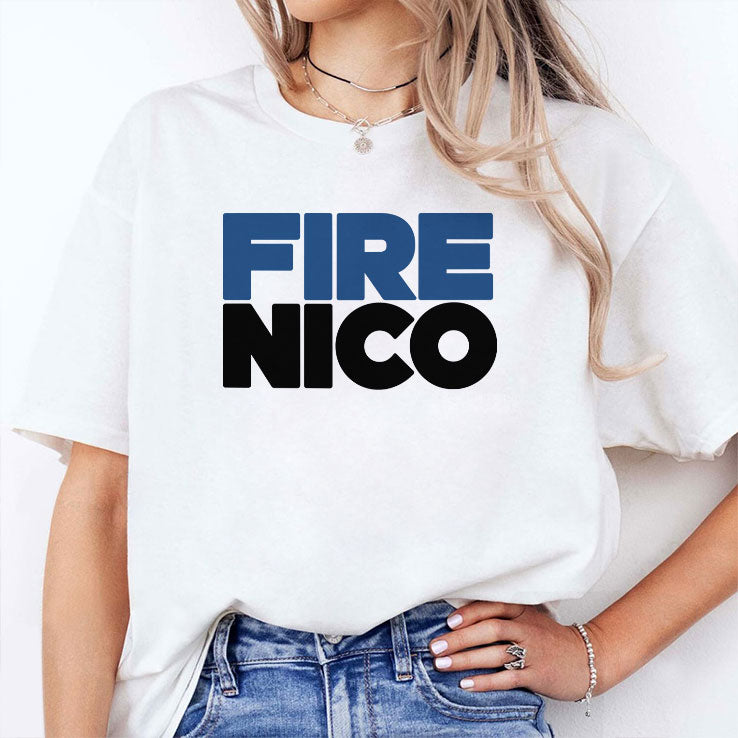 FIRE NICO Dallas Mavericks Protest Luka Trade T Shirt