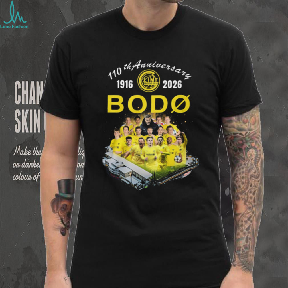 FK Bodø Glimt 110th Anniversary 1916 2026 Team Photo T Shirt