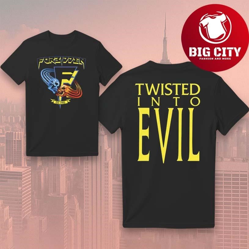 FORBIDDEN Twisted Into Evil Two Sided Shirt