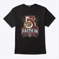 Faith In 5 Washington Commanders Jayden Daniels Shirt