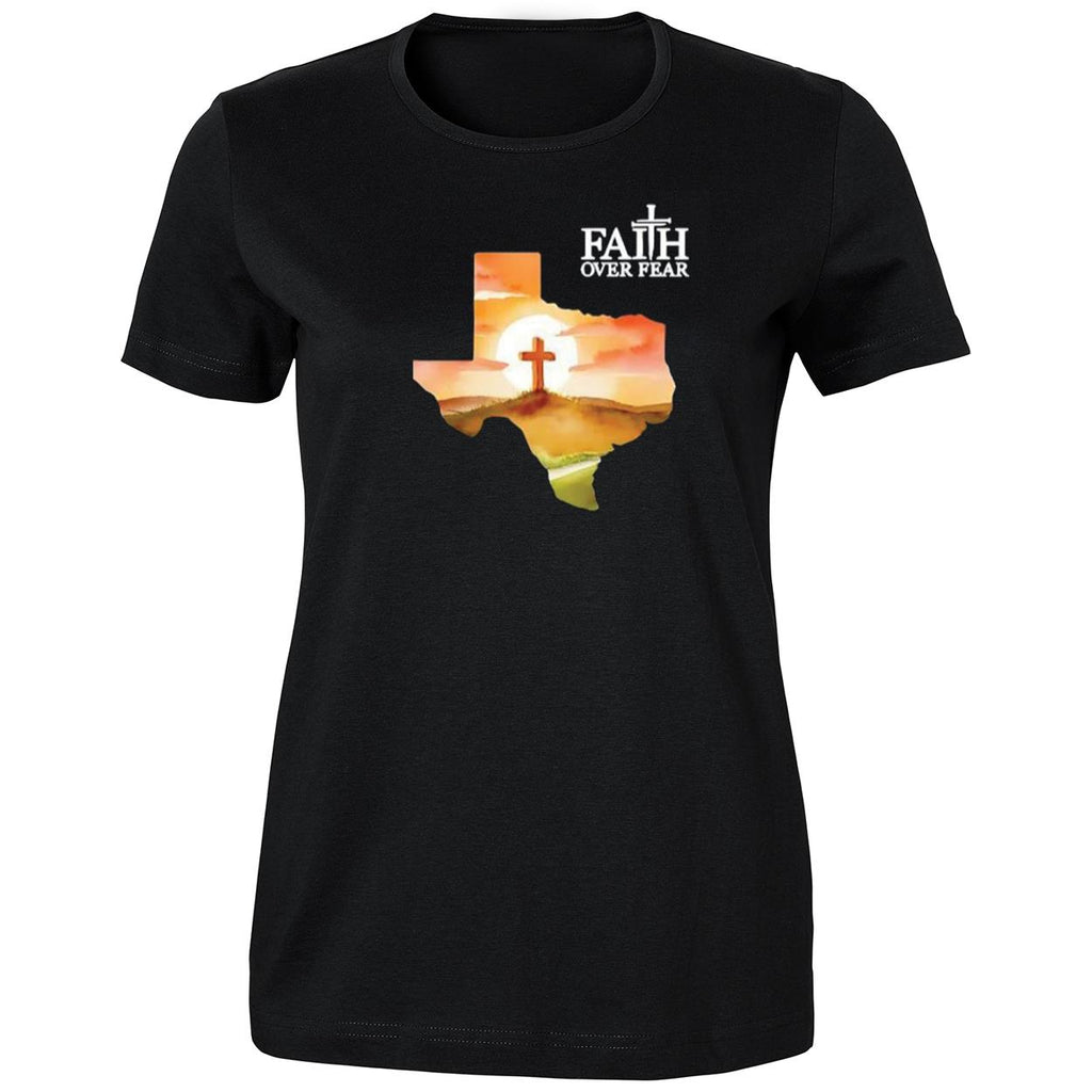 Faith Over Fear Cross Shirt