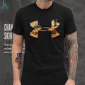 Farm Life Tractor and Windmill Golden Harvest Graphic T Shirt