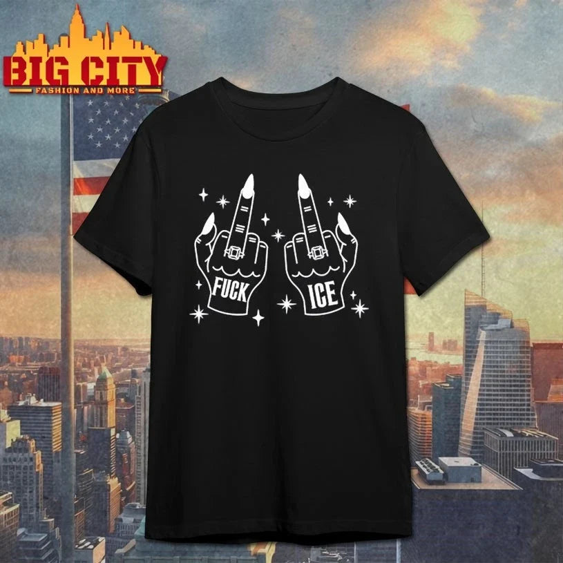 Fck Ice with Middle Finger t-shirt