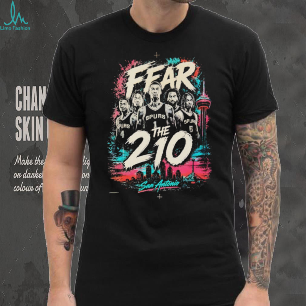 Fear the 210 San Antonio Spurs Basketball NBA vintage shirt