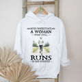 Female Runner Never Underestimate Woman Who Runs In Her Seventies Shirt