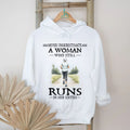 Female Runner Never Underestimate Woman Who Runs In Her Sixties Shirt