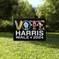 Feminism Abortion Right LGBT Vote Harris Walz 2024 Yard Sign