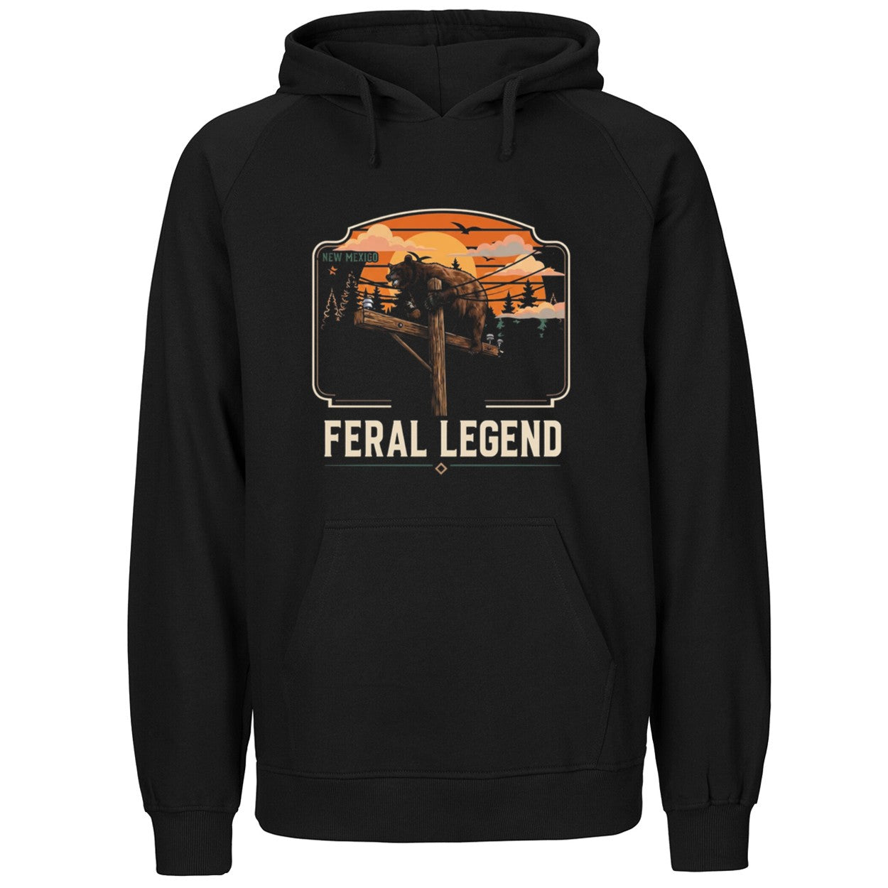 Feral Legend New Mexico Bear Climbs Light Pole Shirt