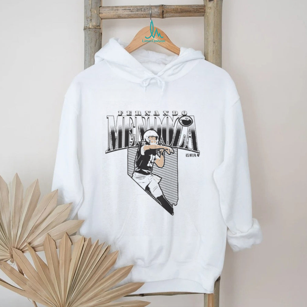 Fernando Mendoza Nevada Football Quarterback Retro Action Shot Sports Fan T Shirt