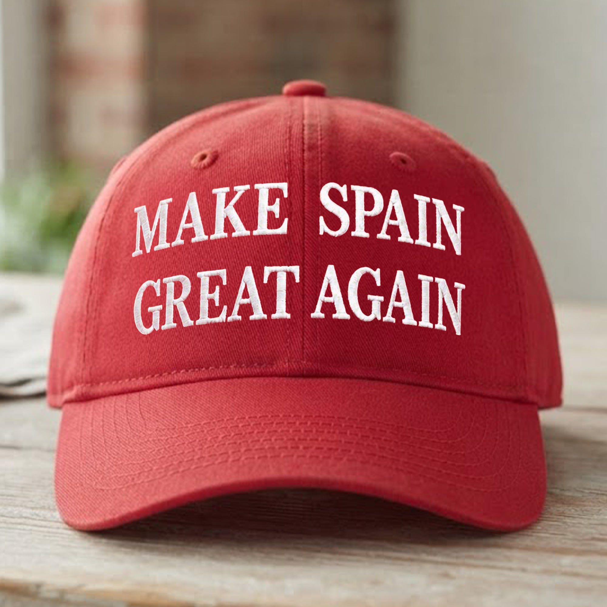 Ferran Torres with Make Spain Great Again Hat