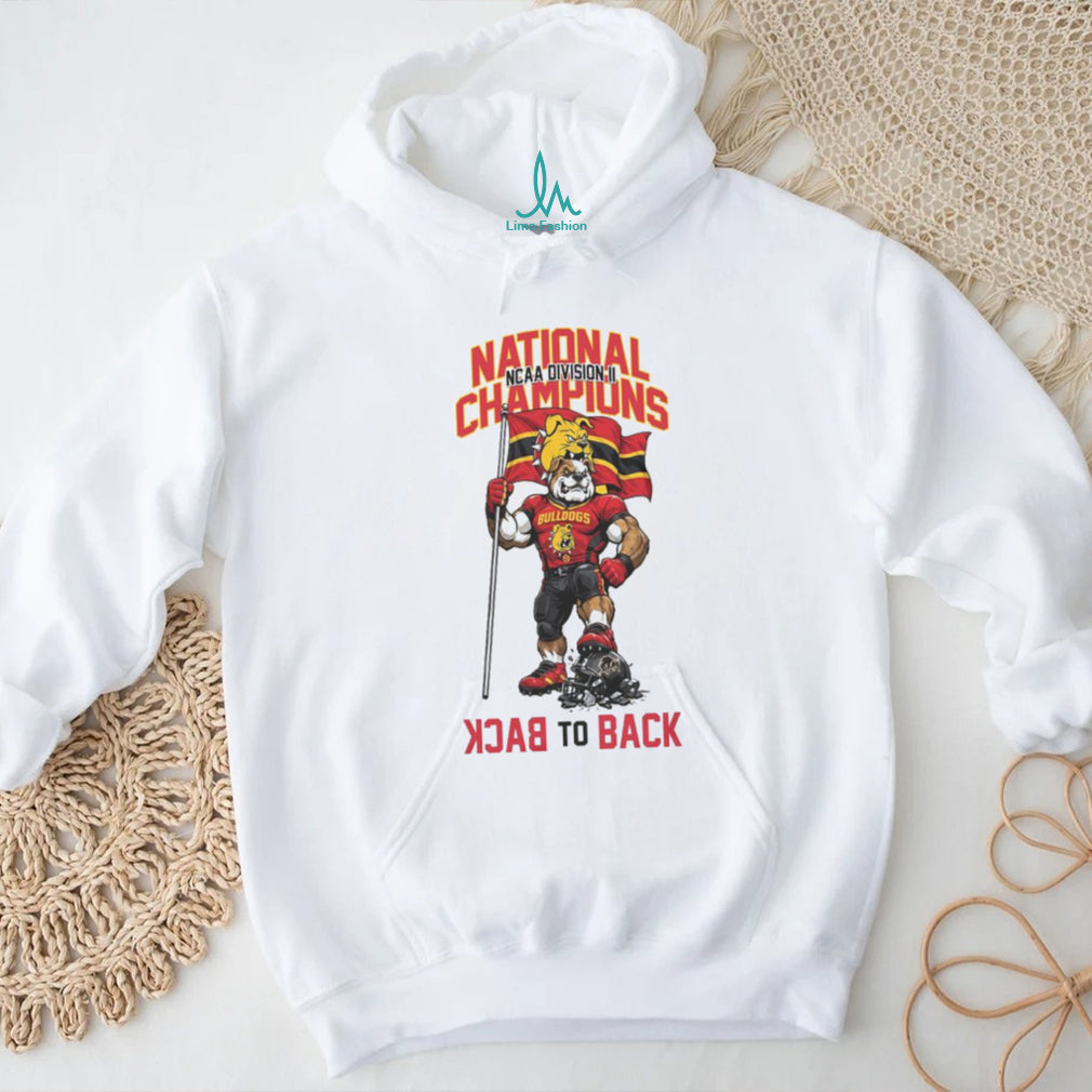 Ferris State Bulldogs Back to Back National Champions T Shirt