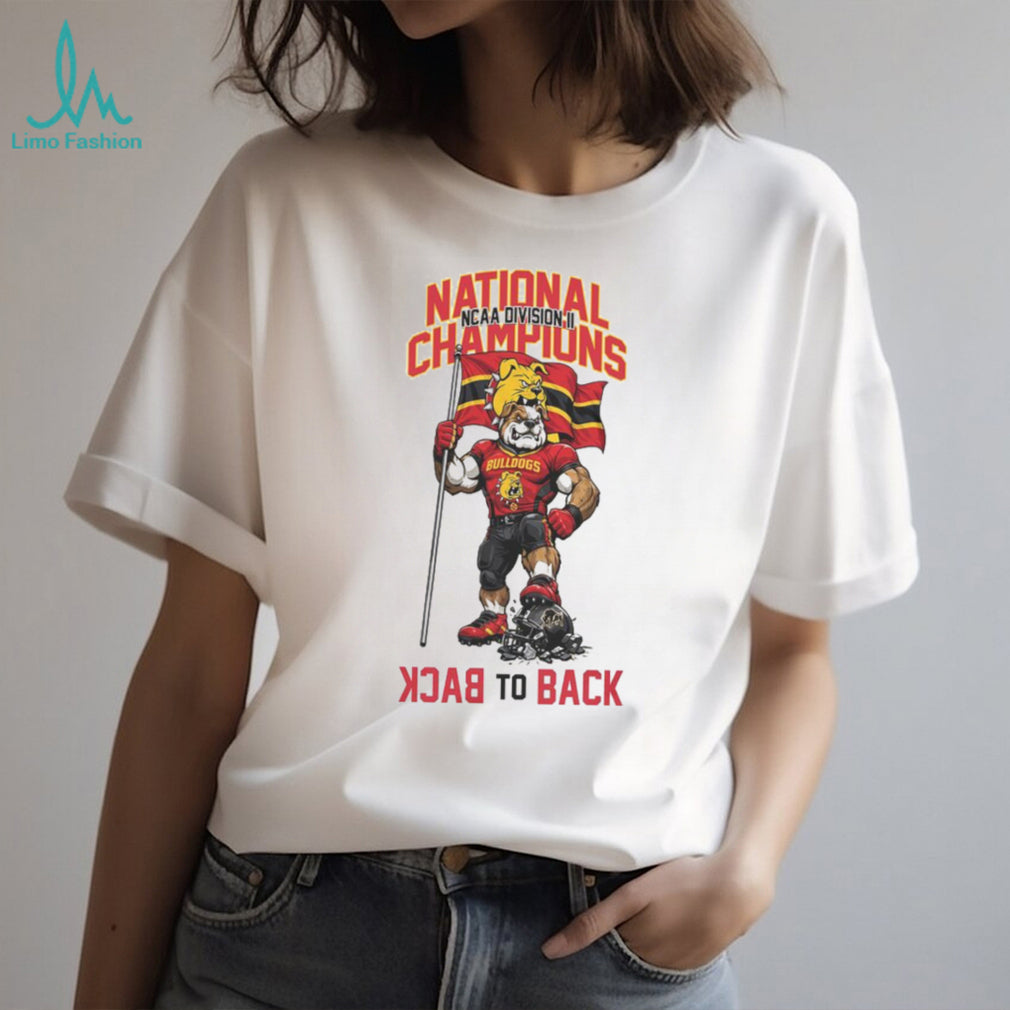 Ferris State Bulldogs Back to Back National Champions T Shirt