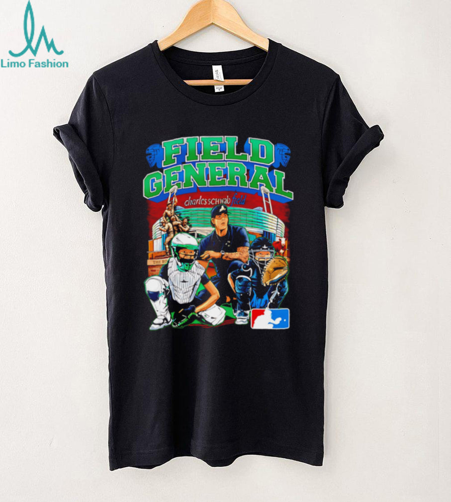 Field General Baseball Coach Charles Schwab Field College World Series Retro Fan T Shirt