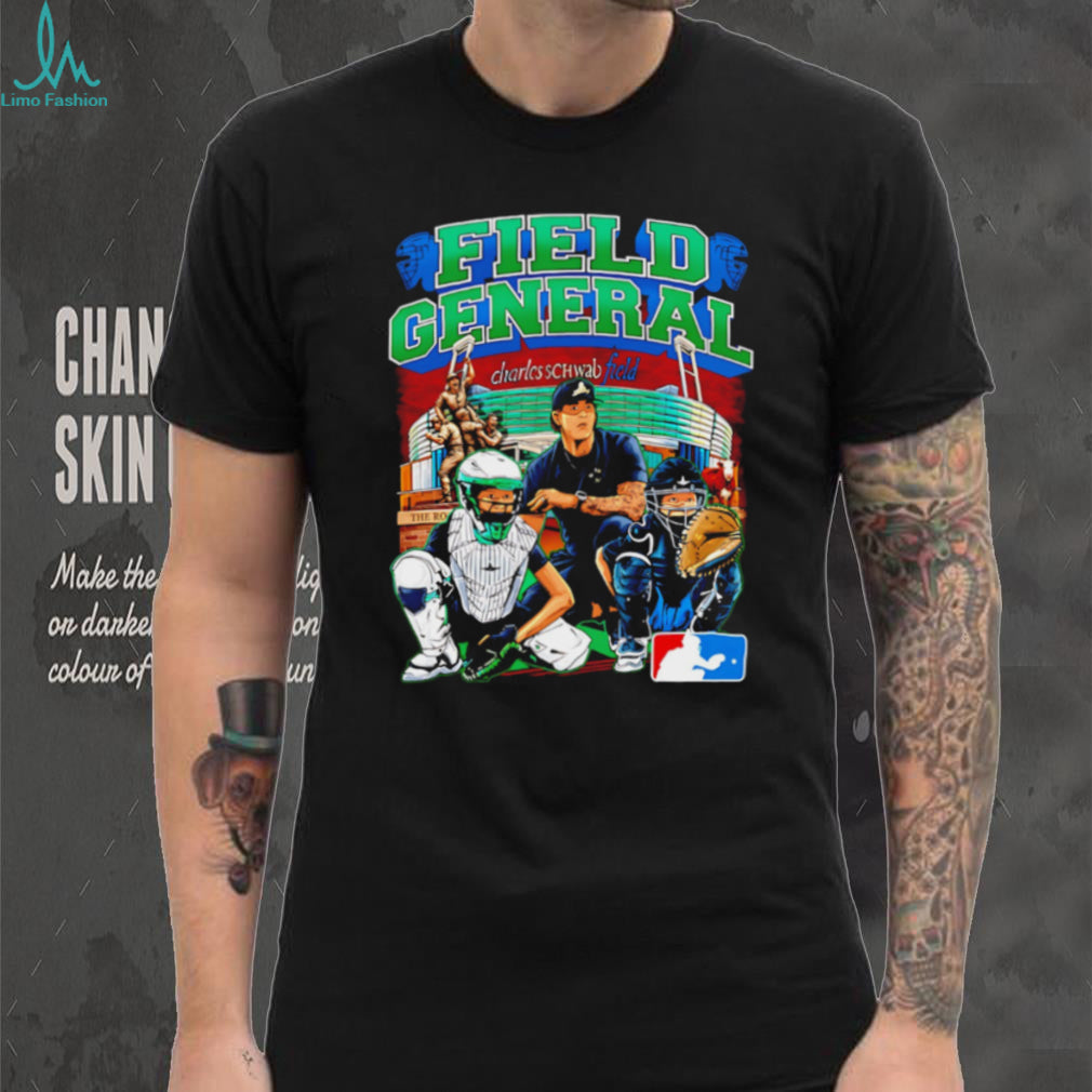 Field General Baseball Coach Charles Schwab Field College World Series Retro Fan T Shirt