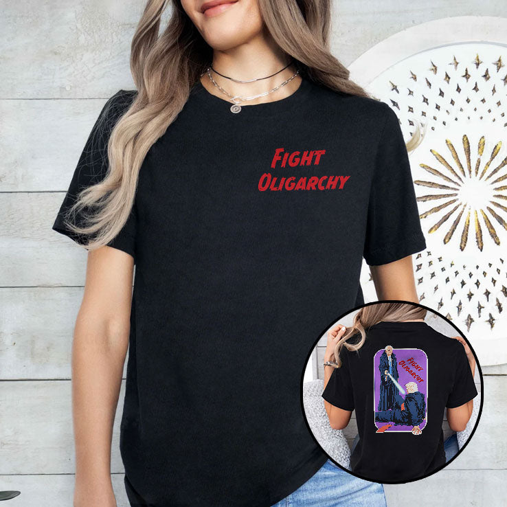 Fight Oligarchy Bernie Vs Trump T Shirt