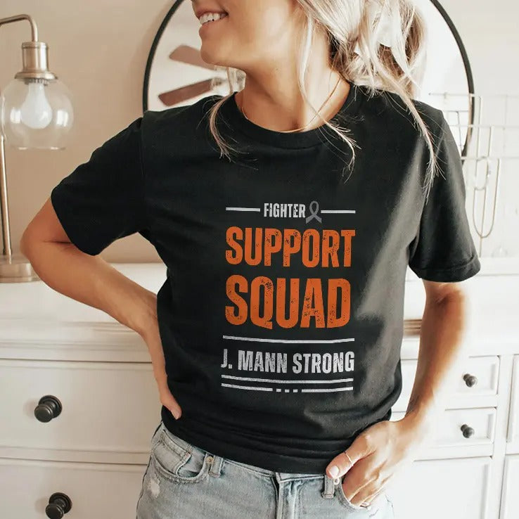 Fighter Support Squad J Mann Strong T Shirt