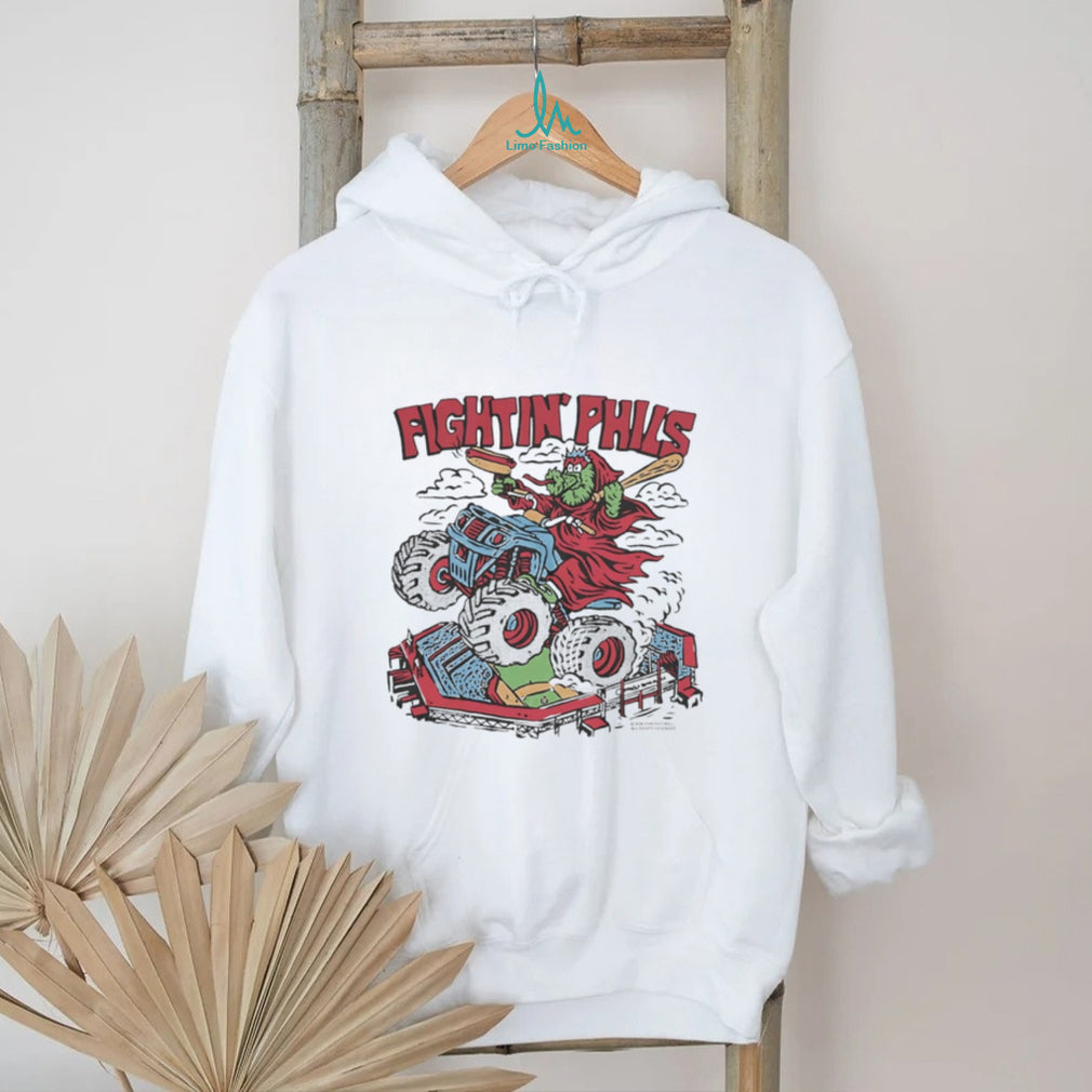 Fightin’ Phils Monster Truck Stadium Mascot Graphic T Shirt