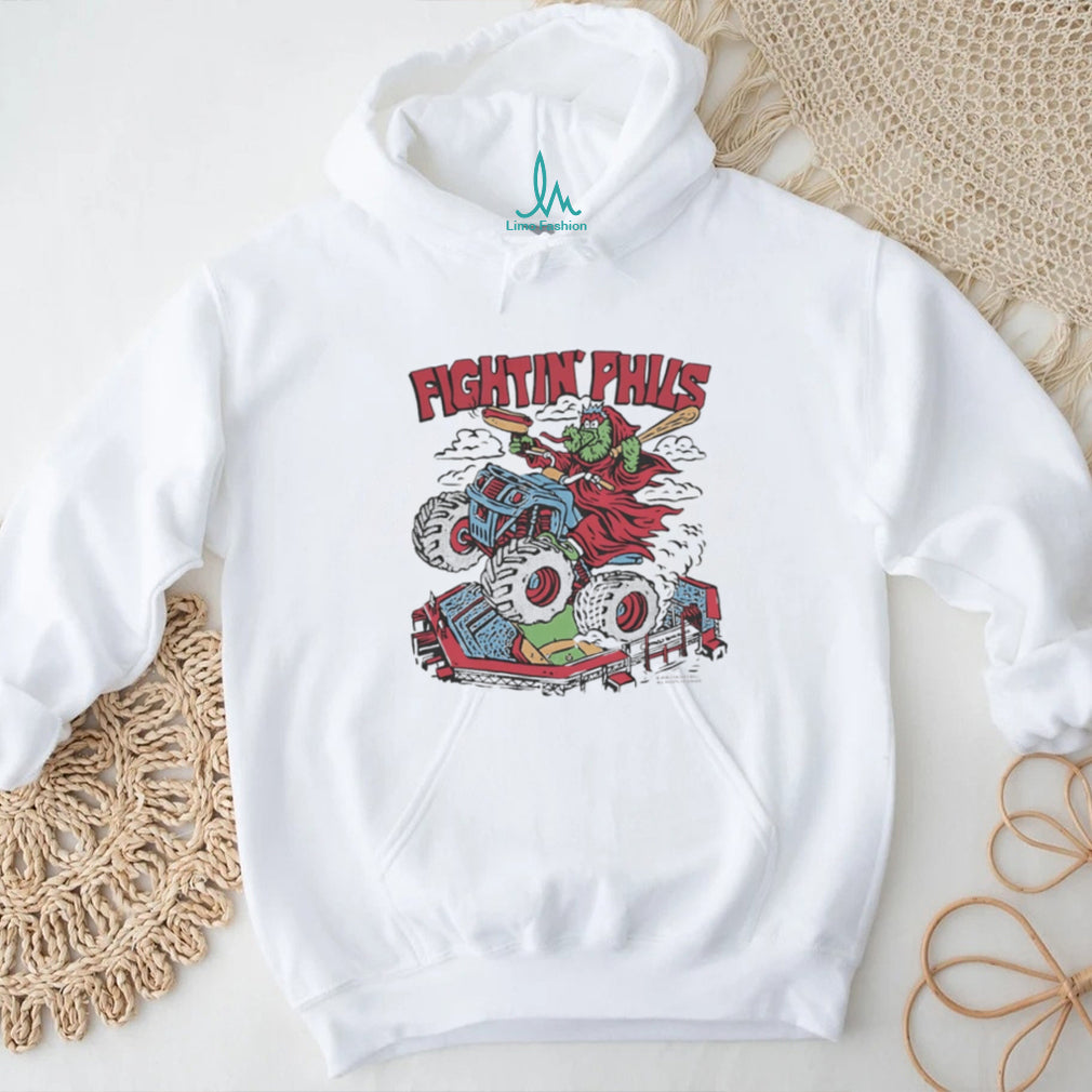 Fightin’ Phils Monster Truck Stadium Mascot Graphic T Shirt