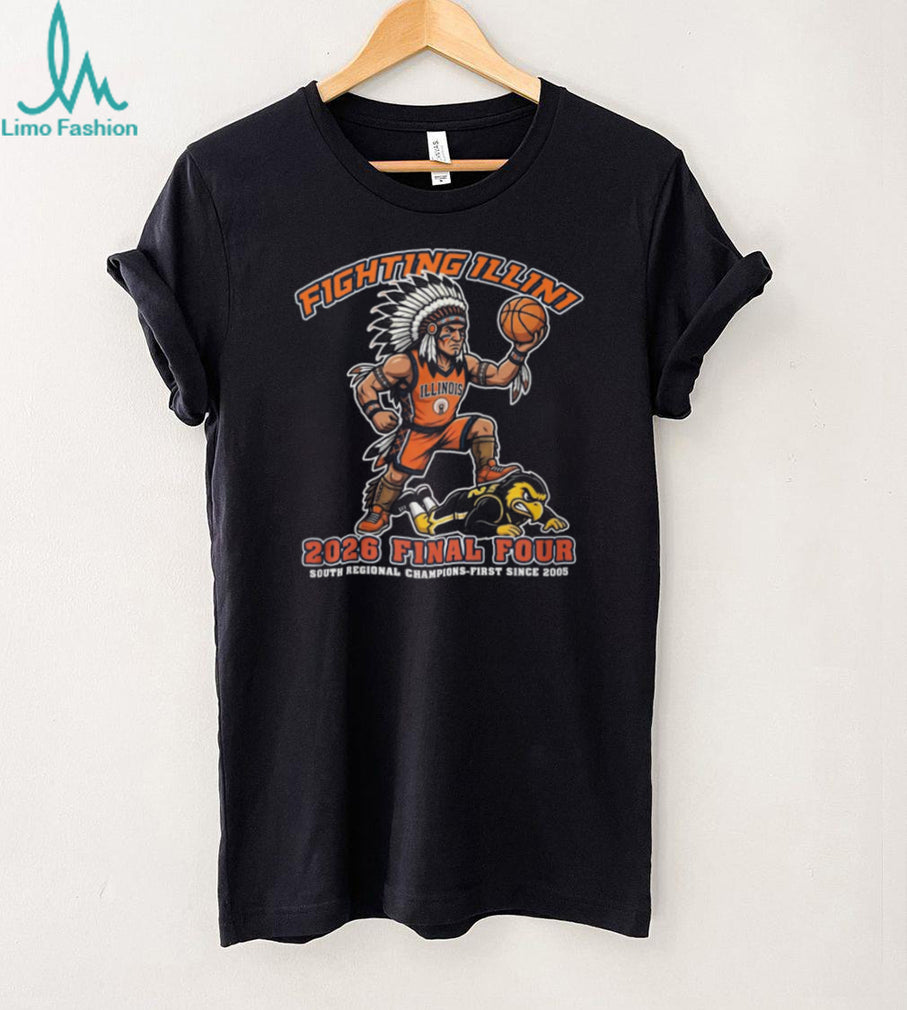 Fighting Illini 2026 Final Four South Regional Champions Basketball T Shirt