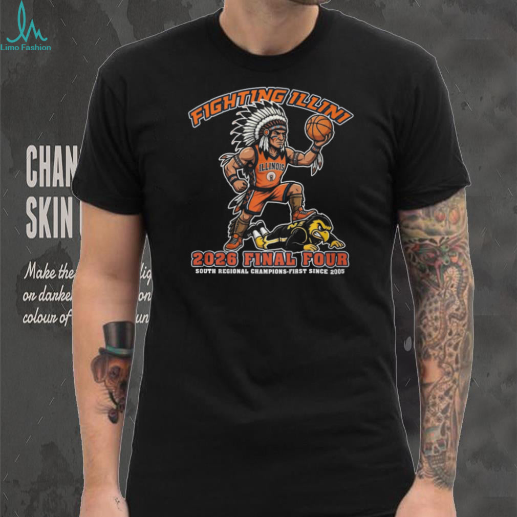 Fighting Illini 2026 Final Four South Regional Champions Basketball T Shirt