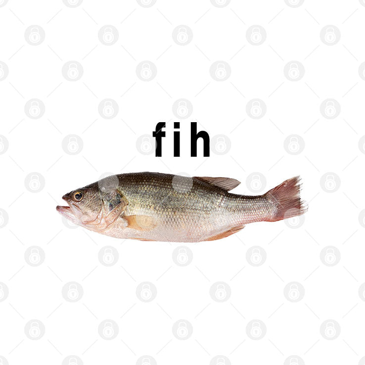 Fih Funny Misspelled Fish Meme Shirt