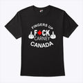 Fingers Up Fuck Carney Canada T Shirt