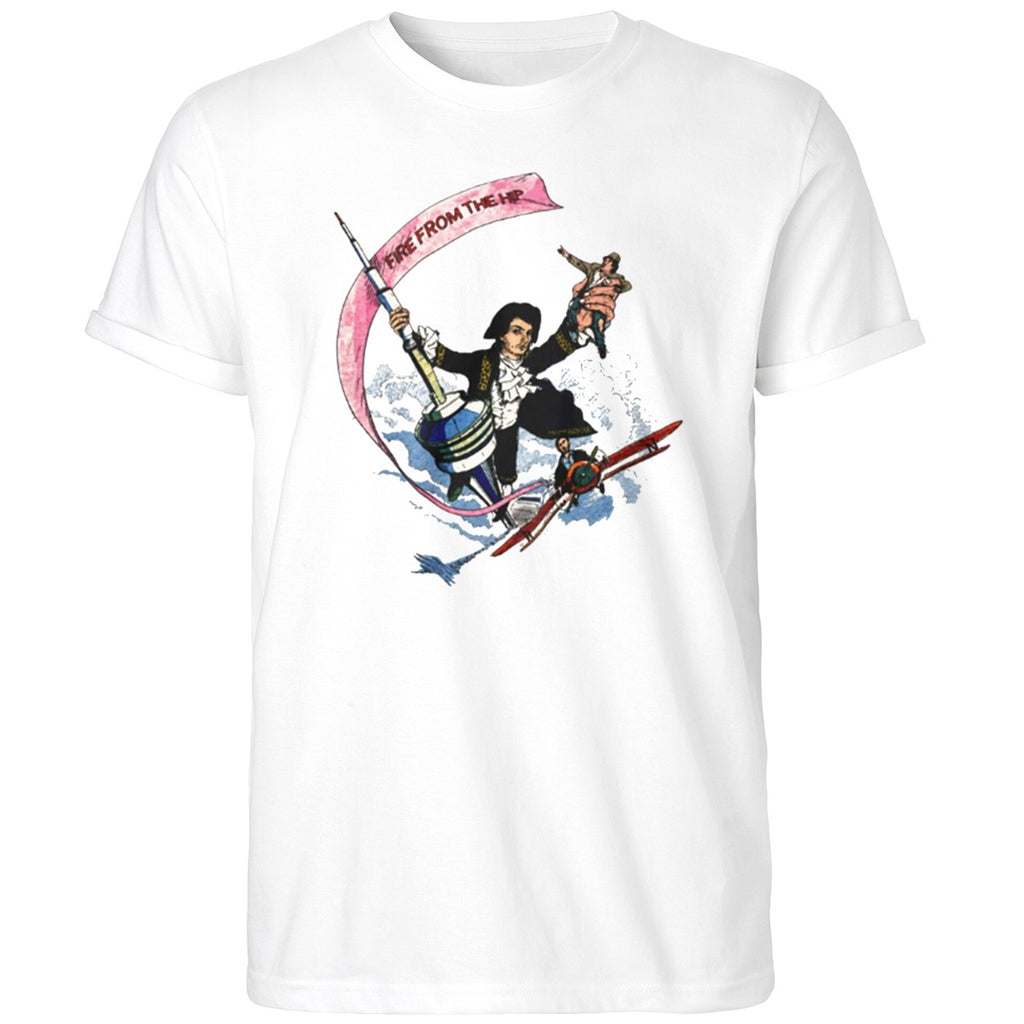 Finn Wolfhard With Fire From The Hp Shirt