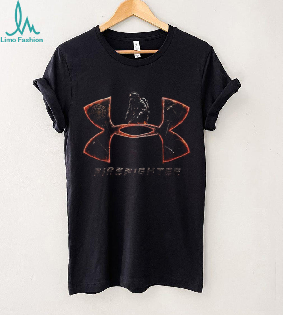 Firefighter Hero 2026 Fire Department Red Flame Logo Shirt