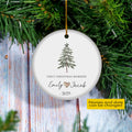First Christmas Married Personalized Ornament