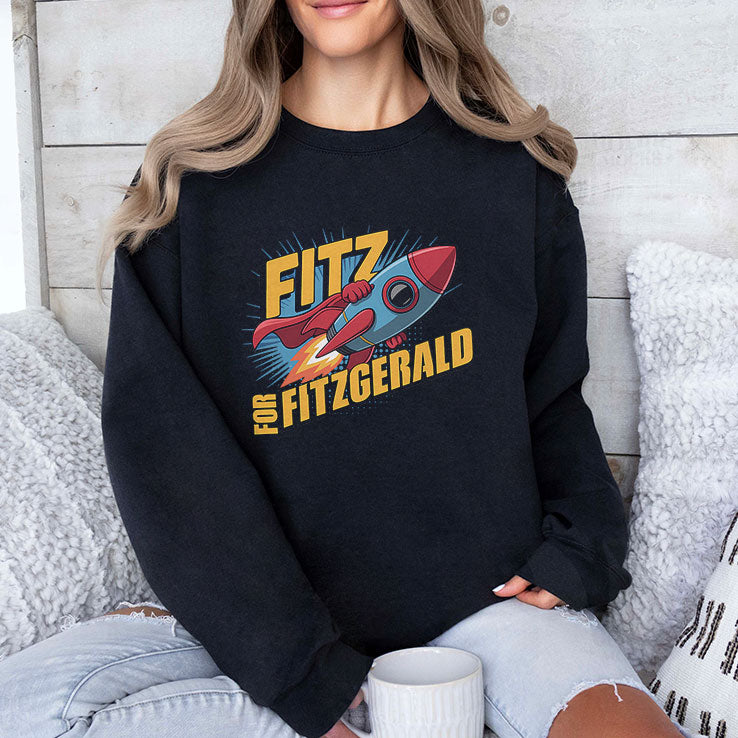 Fitz For Fitzgerald Rocketship T Shirt