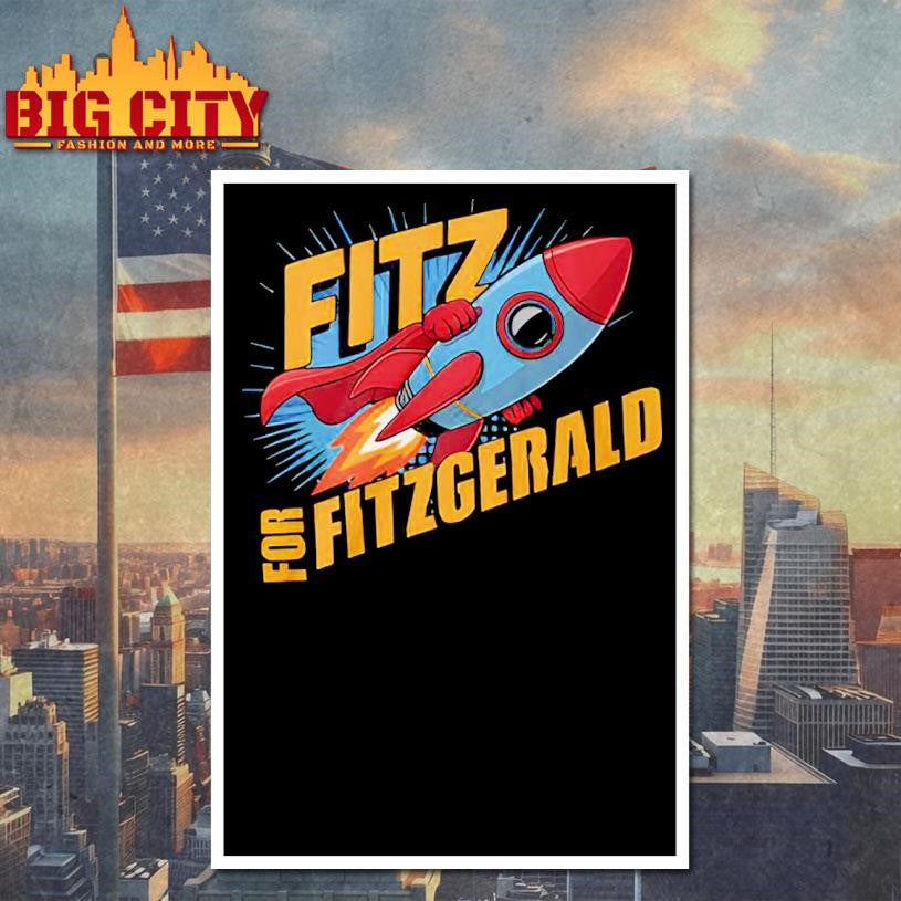 Fitz For Fitzgerald Rocketship Shirt