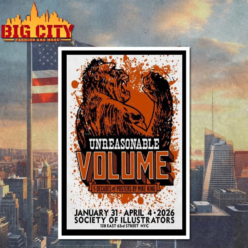 Five Decades of Posters by Mike King Society of Illustrators Shirt
