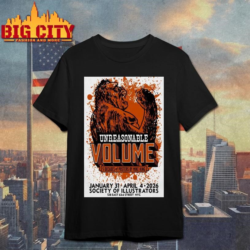 Five Decades of Posters by Mike King Society of Illustrators Shirt