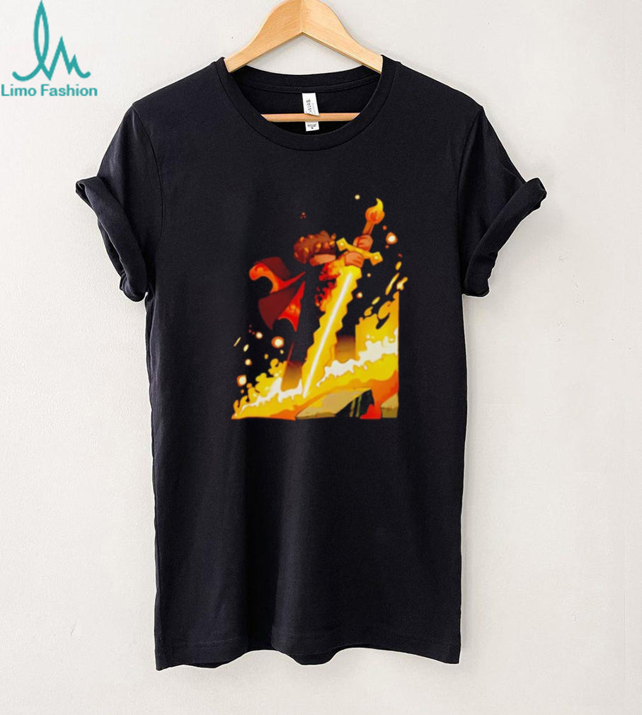 FlameFrags Sword Character Gaming Fantasy shirt