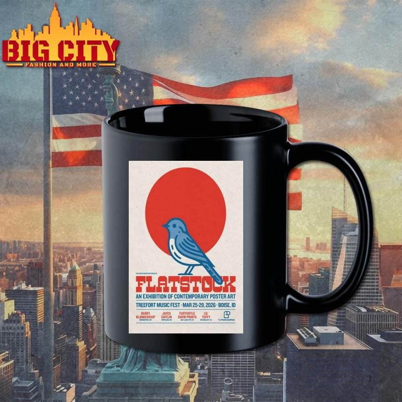 Flatstock Boise ID 3 25-3 29 2026 Poster Shirt