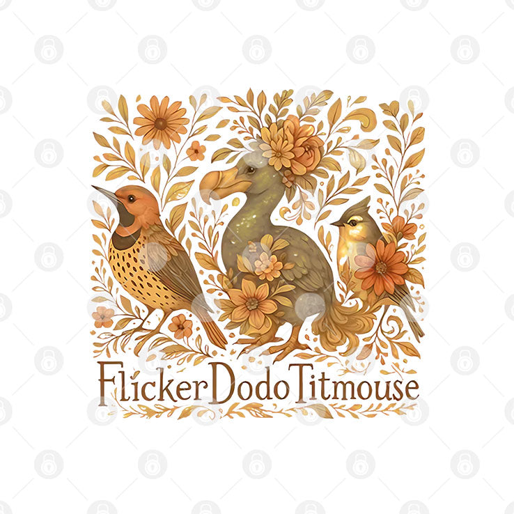 Flicker Dodo Titmouse Fuck Donald Trump Shirt