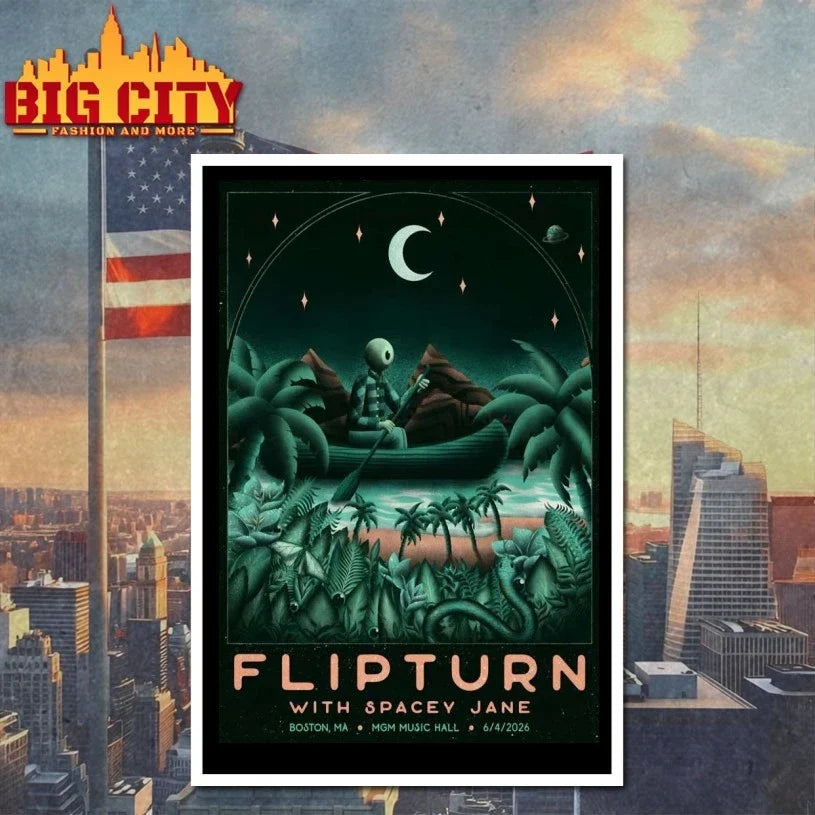Flipturn Boston MA On Jun 4 2026 Tour Poster shirt