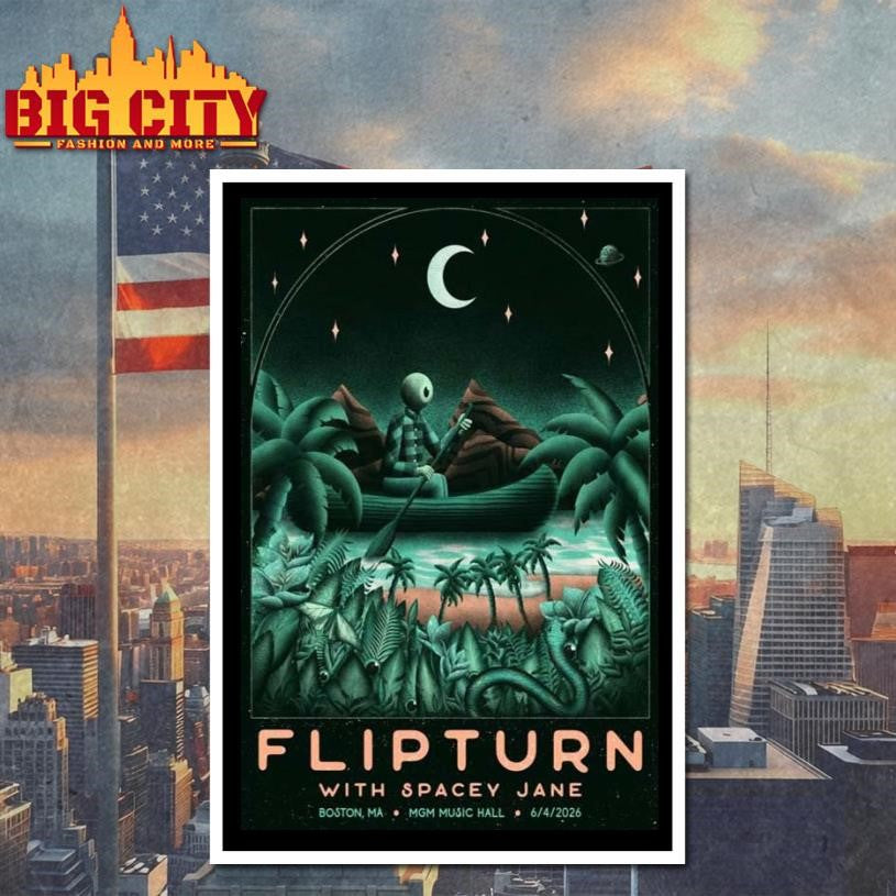Flipturn MGM Music Hall Boston Massachusetts June 4 2026 Poster Shirt
