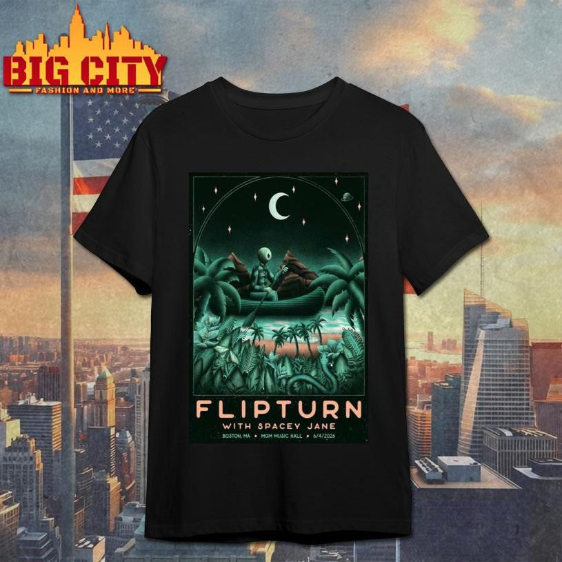 Flipturn MGM Music Hall Boston Massachusetts June 4 2026 Poster Shirt