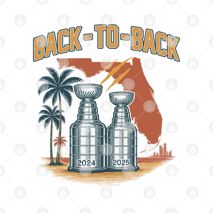 Florida Back-To-Back Stanley Cup Shirt