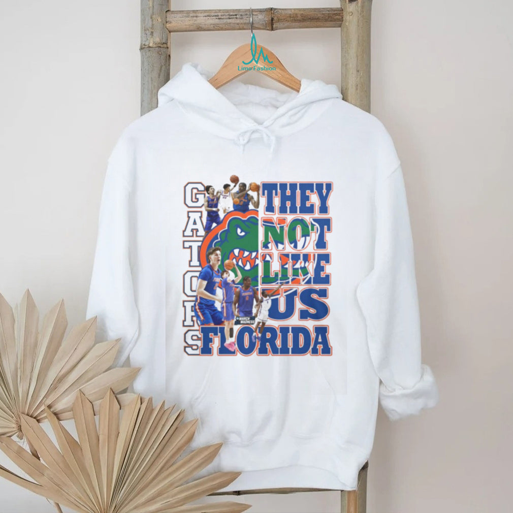 Florida Gators Basketball “They Not Like Us” March Madness White T Shirt