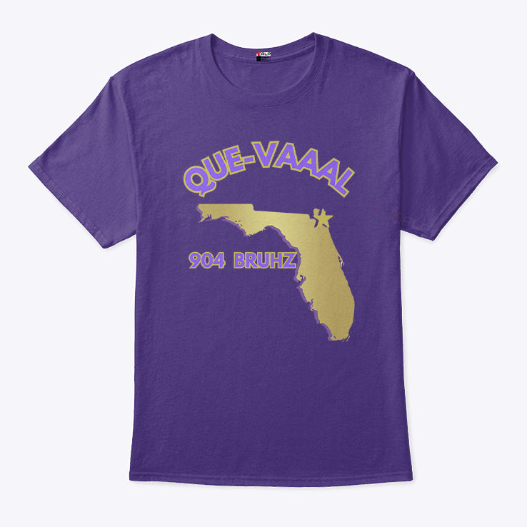 Florida State Map 904 Bruhz Que-Vaaal T Shirt