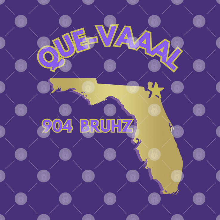 Florida State Map 904 Bruhz Que-Vaaal T Shirt