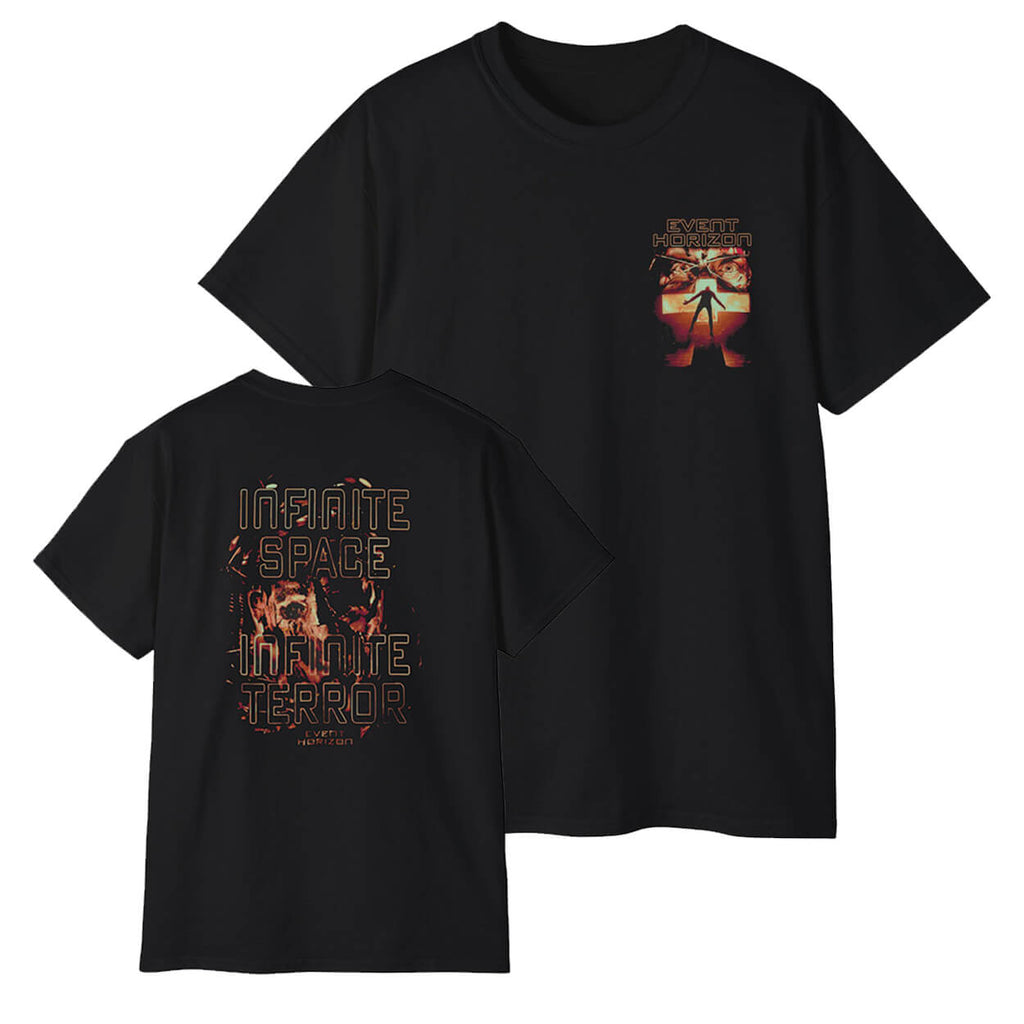 [Font+Back] Event Horizon Infinite Space Infinite Terror Shirt