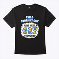 For A Straight Guy I Have Hella Gay Thoughts T Shirt